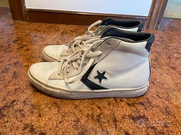 Scarpe converse hotsell alte pelle