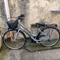 Bicicletta da donna con marcie