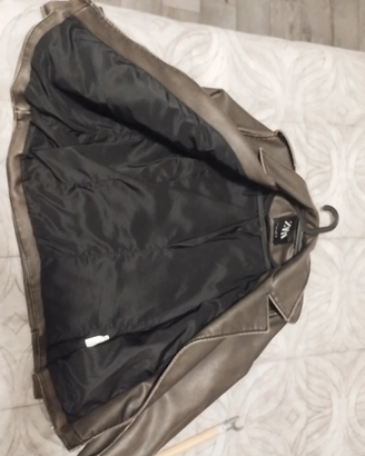 giubbotto di pelle Zara