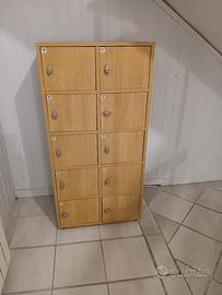2 casellari porta valori per palestra e ufficio 