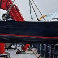 gozzo vetroresina 4 metri, fuoribordo nuovo 20 hp