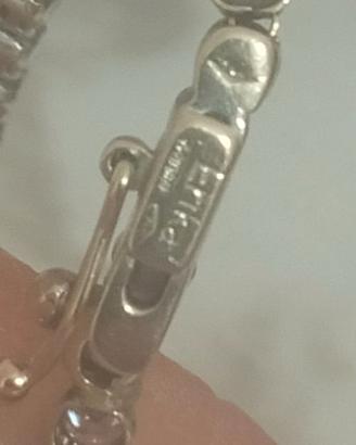 Bracciale tennis donna oro zirconi