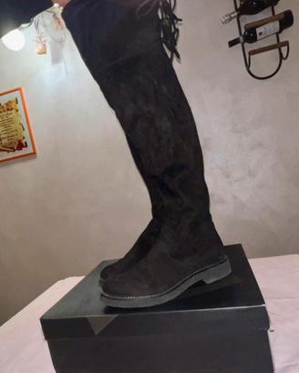 Prima Donna stivali neri in camoscio taglia 38
