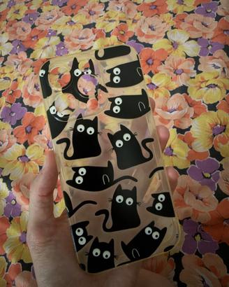 Cover gatto iphone 14 pro