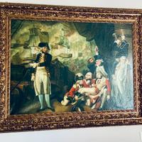 Quadro ad olio su tela antico