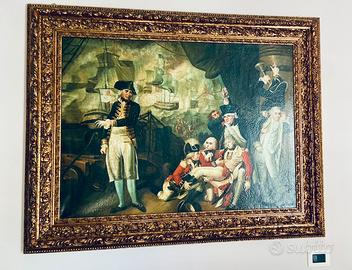 Quadro ad olio su tela antico