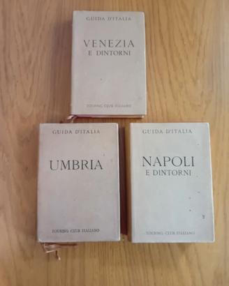 3 GUIDE TOURING CLUB ITALIANO anni 50