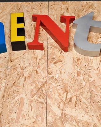 Scritta insegna vintage ALIMENTARI