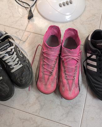 3 PAIA SCARPE CALCIO E CALCETTO