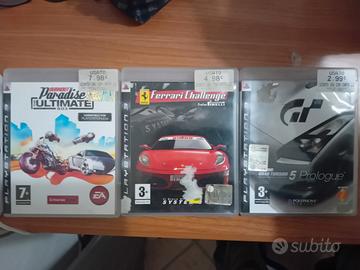 Gran turismo 5 pr.+ferrari chall+bornout parad ps3