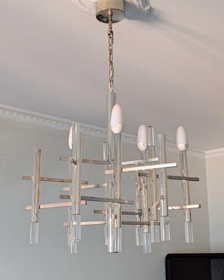 lampadario vintage anni 70 di Gaetano Sciolari