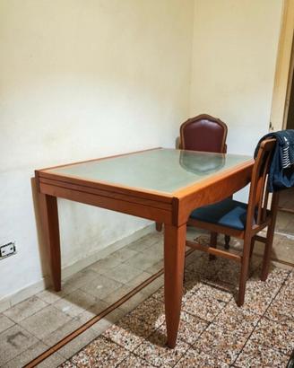 tavolo legno/vetro allungabile  Calligaris