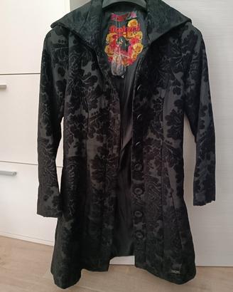 Cappotto Desigual damascato mai usato