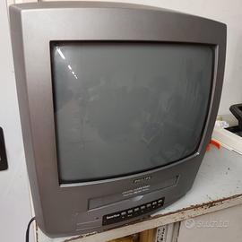 tv combinato videoregistratore philips vintage 