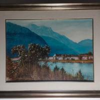 Quadro olio su tela dell'artista trentino Bertoldi