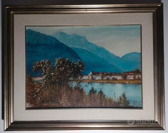 Quadro olio su tela dell'artista trentino Bertoldi