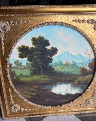 Quadro Olio su Tela A. Cerilli 93x93