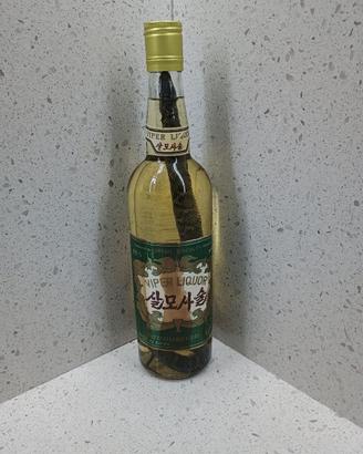 bottiglia vintage Vipera liquor