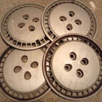 4 Copricerchi X fiat panda hobby, originali usati 