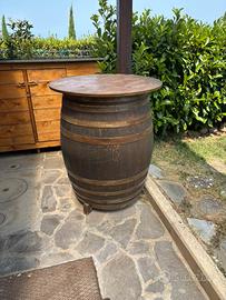 Tavolino botte legno