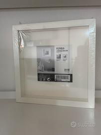 3 Cornici ikea ribba 23x23cm