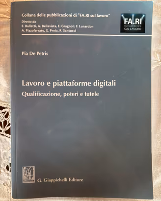 Lavoro e piattaforme digitali Pia de Petris