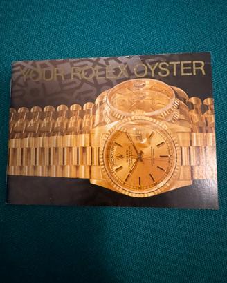 Libretto originale Your Rolex Oyster