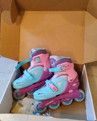 Pattini in linea regolabili per bambini/e (30-35)