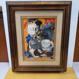 Quadro ad olio Levo 1971