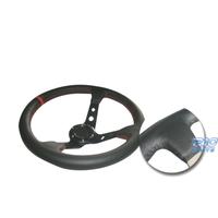 VOLANTE INVERTITO LOOK OMP PELLE SINTETICA NERO BR