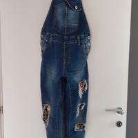 Salopette jeans bambina 12 anni