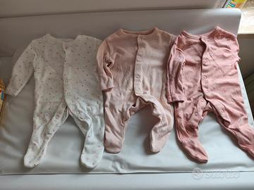 Pigiamini in cotone 1 mese 