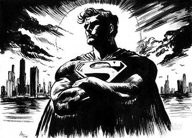 disegno a china superman 