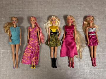 Lotto Barbie Mattel originali -5 Bambole assortite