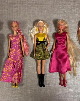 Lotto Barbie Mattel originali -5 Bambole assortite