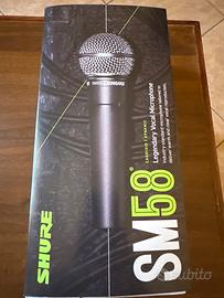 Microfono Shure SM58 Dinamico Cardioide