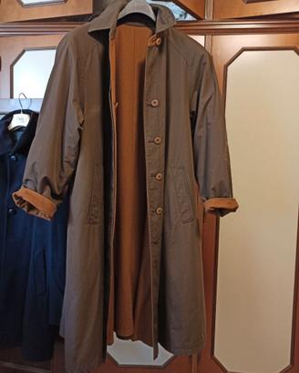 Trench double face marrone senape tg 50
