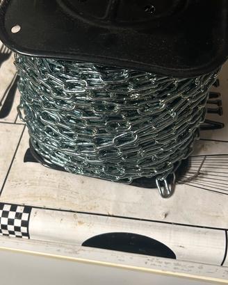 NUOVO rotolo 60 mt catena genovese zincata 16
