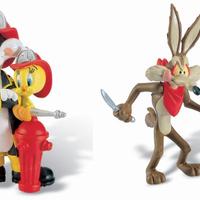 Looney tunes set 2 mini figure willy il coyote sil
