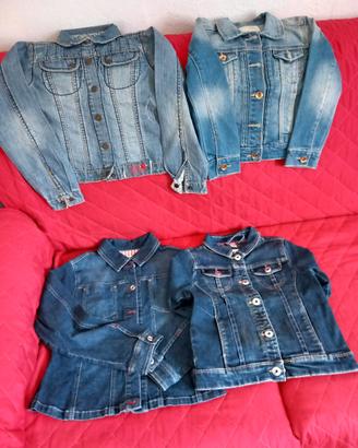 4  gibbini in jeans 5/6 anni