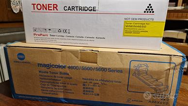 Toner e raccoglitore toner Konica Minolta