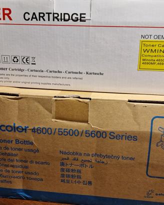 Toner e raccoglitore toner Konica Minolta