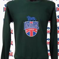 Felpa Lonsdale London col. Bottle Green taglia S