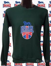 Felpa Lonsdale London col. Bottle Green taglia S