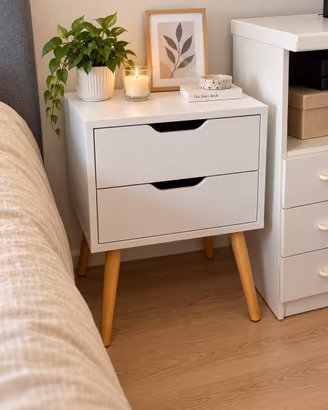 Letto ikea + materasso + 2 comodini