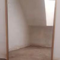 Specchio Specchiera vintage decorata. 164x92x4. Di