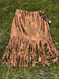 Minigonna ORO  Midi maliparmi tg 40