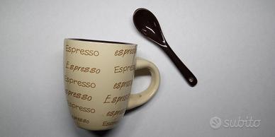 TAZZINA con cucchiaino - ESPRESSO 