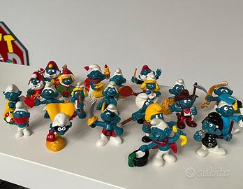 Lotto di 22 Puffi - Anni 70 - 80 - Schleich Peyo