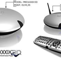 Lettore multimediale Med8er 1000X3D